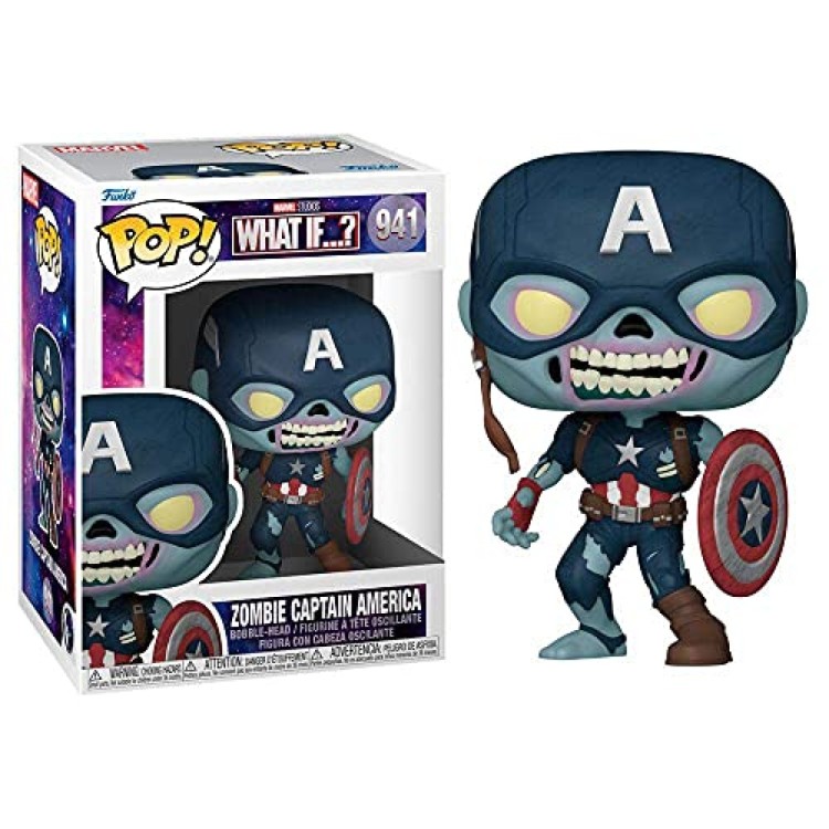 Funko Pop! Marvel What If...? 941 Zombie Captain America 