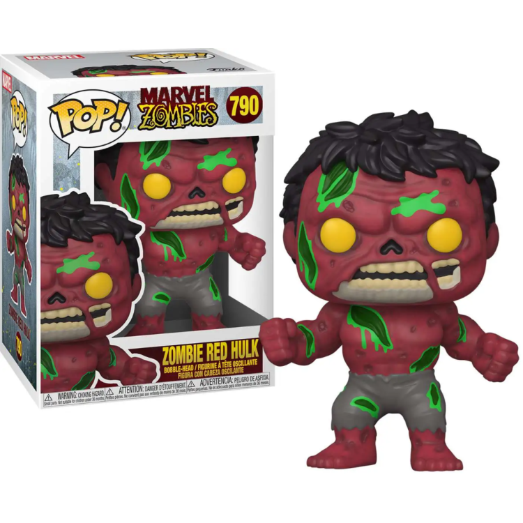 Funko Pop! Marvel Zombies 790 Zombie Red Hulk PRE-LOVED