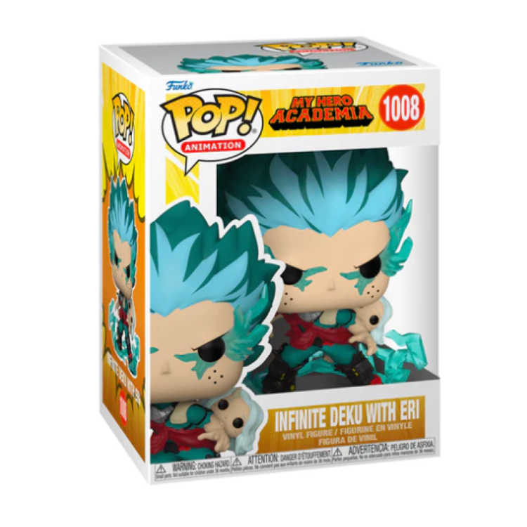 Funko Pop! My Hero Academia 1008 Infinite Deku with Eri DENTED