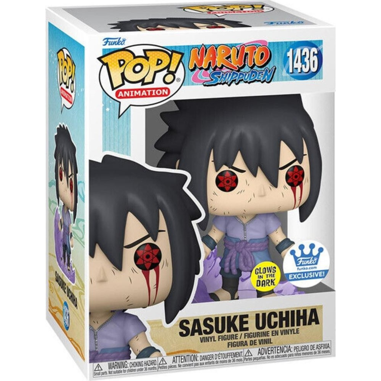 Funko Pop! Naruto Shippuden 1436 Sasuke Uchiha (Glows In The Dark)