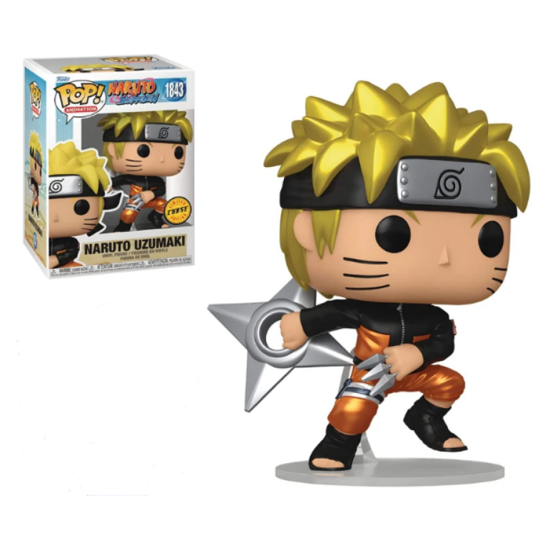 Funko Pop! Naruto Shippuden 1843 Naruto Uzumaki METALLIC CHASE