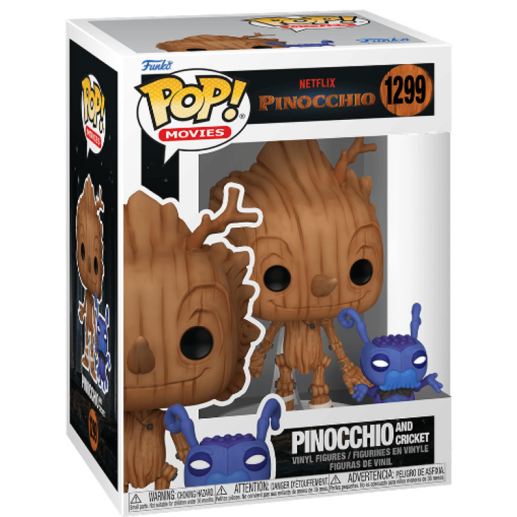 Funko Pop! Netflix Pinocchio 1299 Pinocchio and Cricket