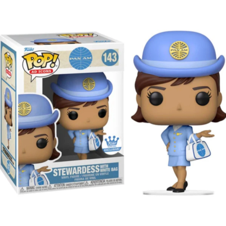 Funko Pop! Pan Am 143 Stewardess With White