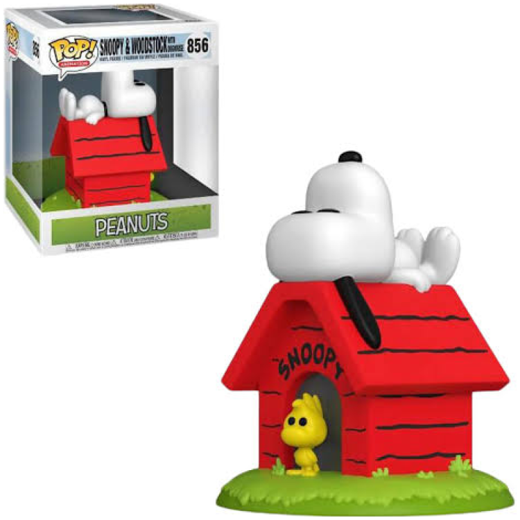 Funko Pop! Peanuts 856 Snoopy & Woodstock With Doghouse