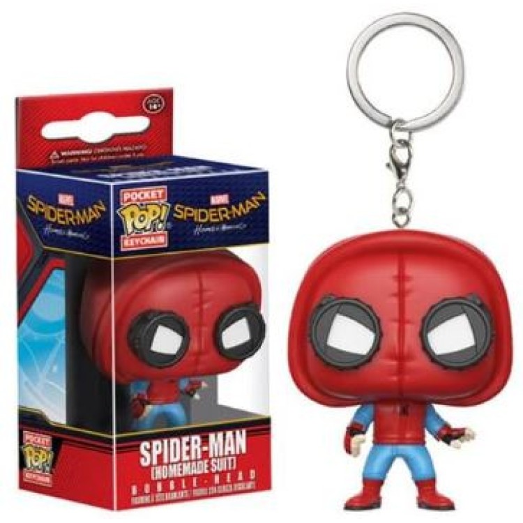 Funko Pop! Pocket Pop Keychain Spider-Man (Homemade Suit)