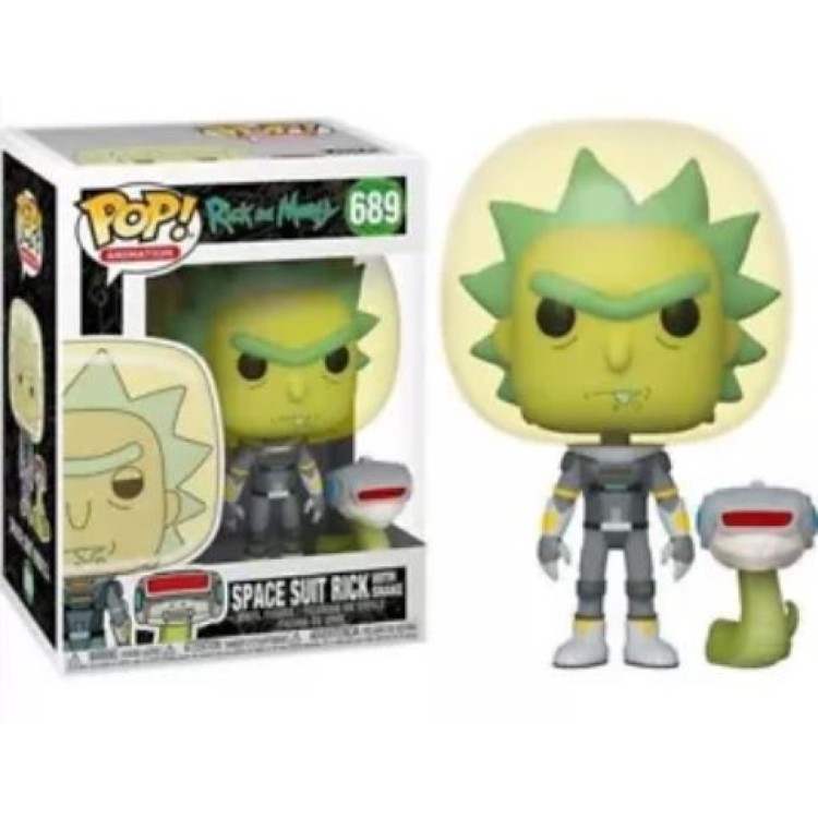 Funko Pop! Rick And Morty 689 Space Suit Rick With Snake