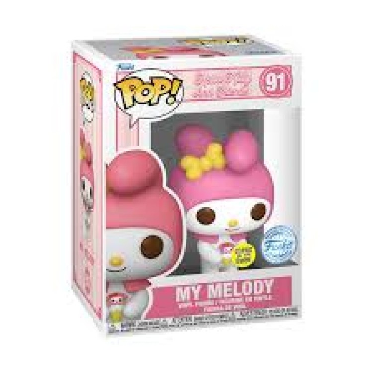 Funko Pop! Sanrio Hello Kitty And Friends 91 My Melody GLOWS IN THE DARK