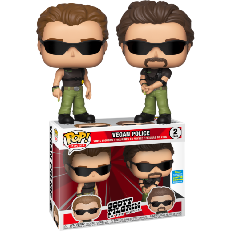 Funko Pop! Scott Pilgrim Vs. The World 2 Pack Vegan Police