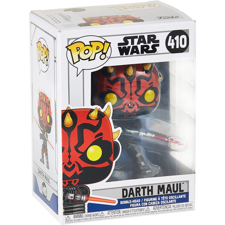 Funko Pop! Star Wars 410 Darth Maul DAMAGED BOX