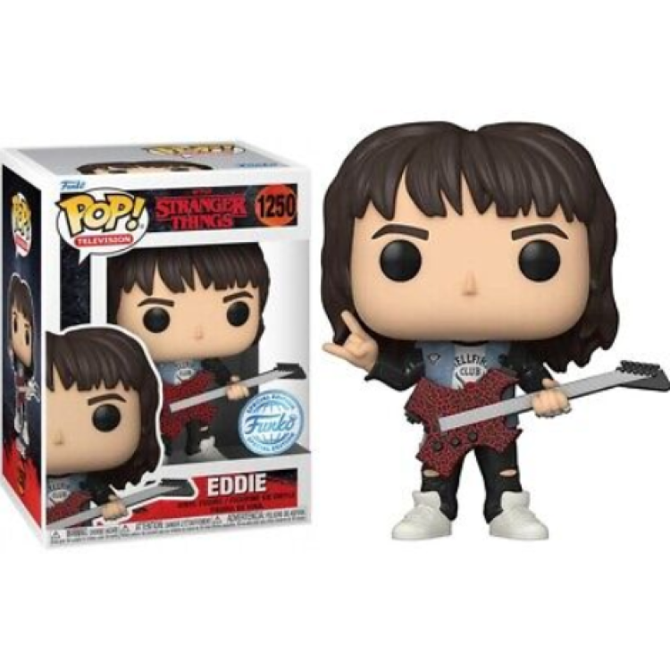 Funko Pop! Stranger Things 1250 Eddie DAMAGED BOX