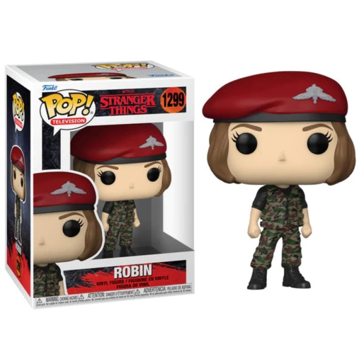 Funko Pop! Stranger Things 1299 Robin DENTED BOX