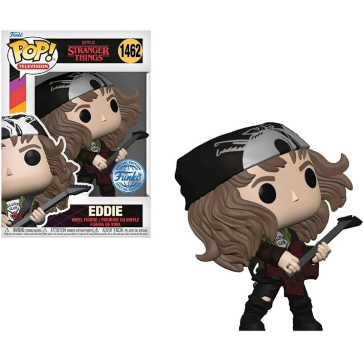 Funko Pop! Stranger Things 1462 Eddie (SIGNED) Read Description