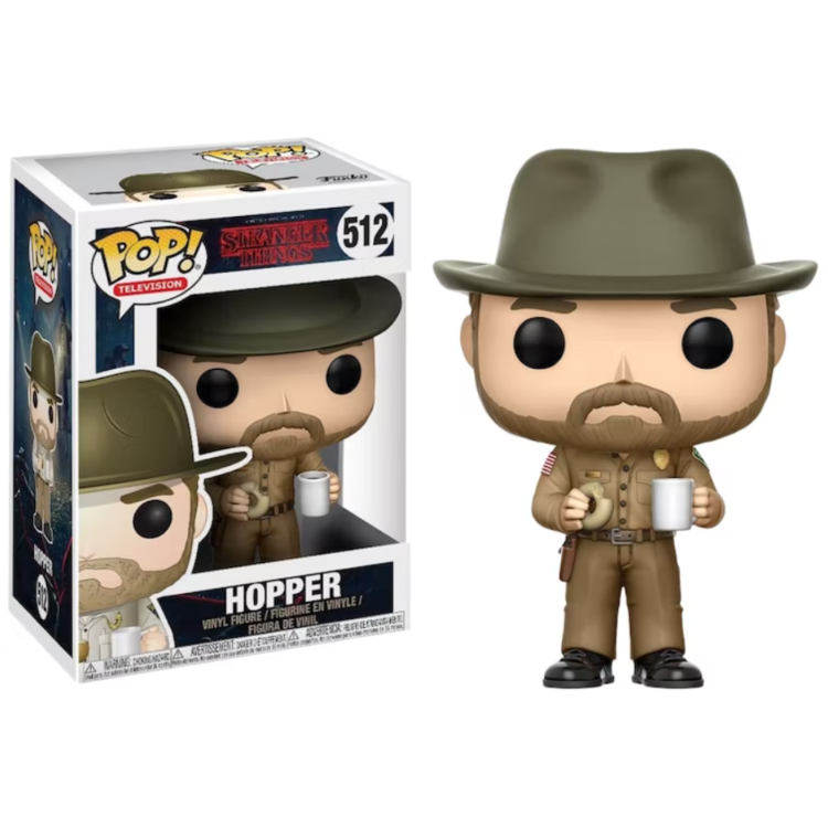 Funko Pop! Stranger Things 512 Hopper DAMAGED BOX