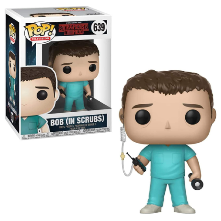 Funko Pop! Stranger Things 639 Bob (In Scrubs) DAMAGED BOX