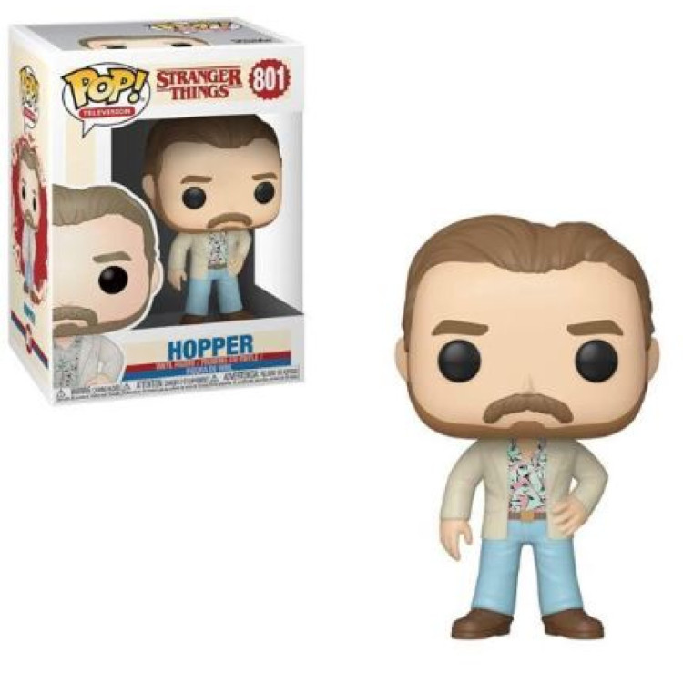 Funko Pop! Stranger Things 801 Hopper DAMAGED BOX