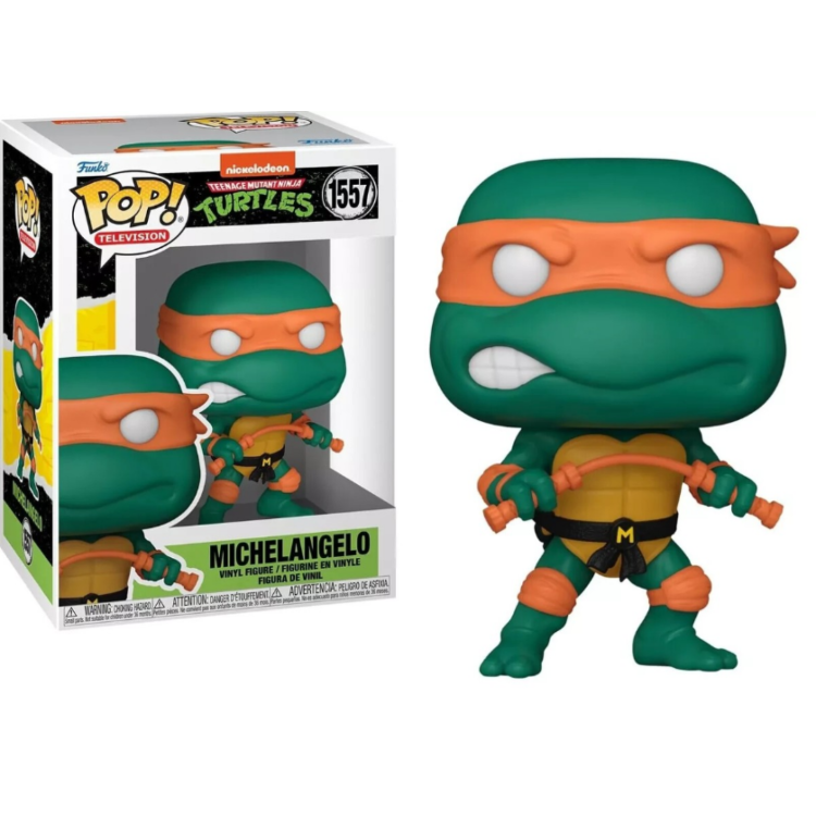 Funko Pop! Teenage Mutant Ninja Turtles 1557 Michelangelo (SIGNED) Read Description