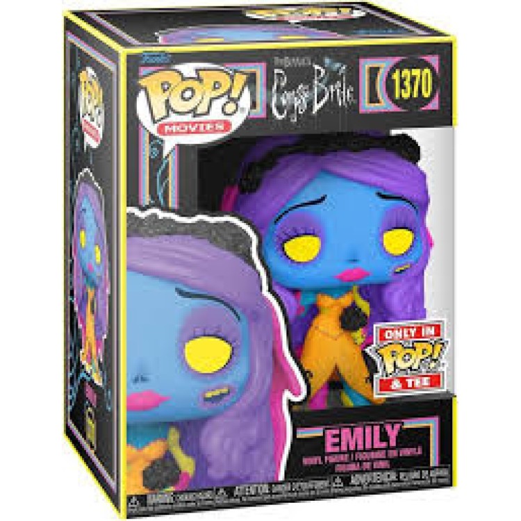 Funko Pop! Tees Corpse Bride 1370 Blacklight Emily