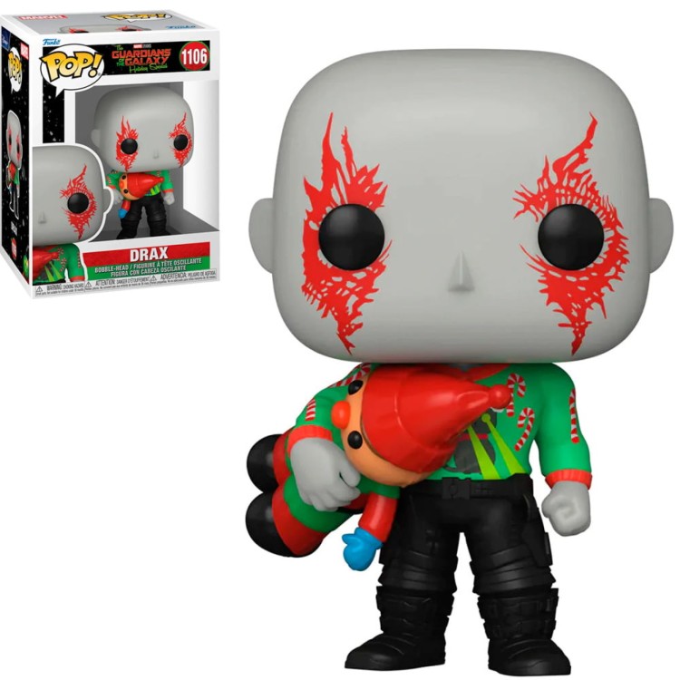 Funko Pop! Marvel The Guardians Of The Galaxy Holiday Special 1106 Drax