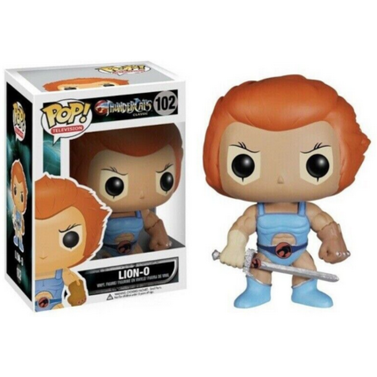 Funko Pop! Thundercats Classic 102 Lion-o (Box Shows Wear) + Premium Pop Protector Included