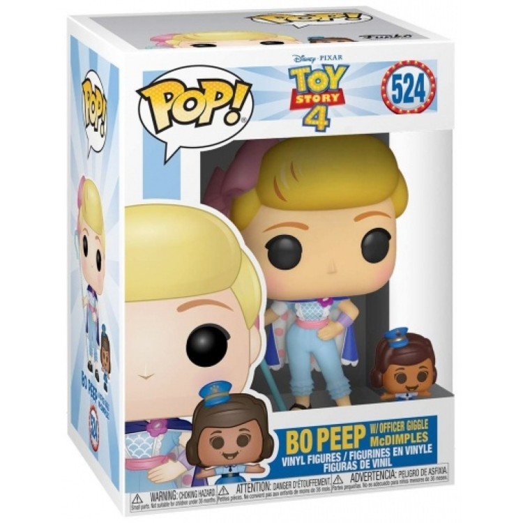 Funko Pop! Toy Story 4 524 Bo Peep W/ Officer Giggle McDimples
