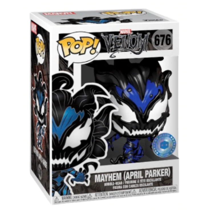 Funko Pop! Marvel Venom 676 Mayhem (April Parker) Pop In A Box Exclusive