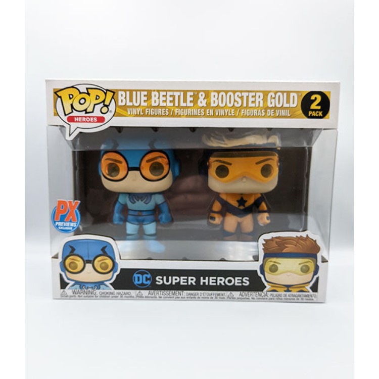 Funko Pop! Dc Super Heroes Blue Beetle & Booster Gold 2 Pack (PX Previews Exclusive)