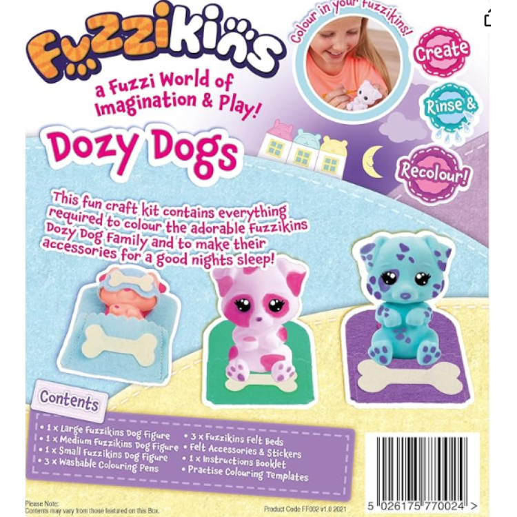 PlayMonster Fuzzikins Dozy Dogs 
