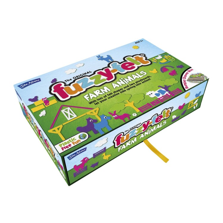 Fuzzy Felt Farm Animals Set