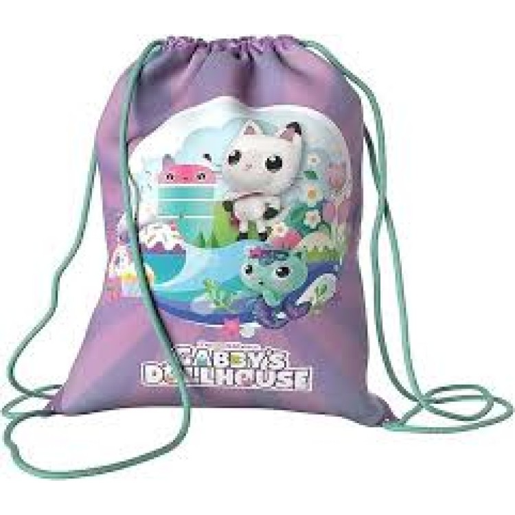 Gabby's Dollhouse Drawstring Bag