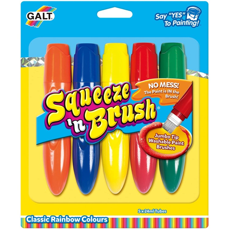 GALT Squeeze n Brush 5 Pack Paint Tubes