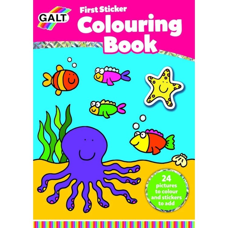 GALT First Sticker Colouring Book 