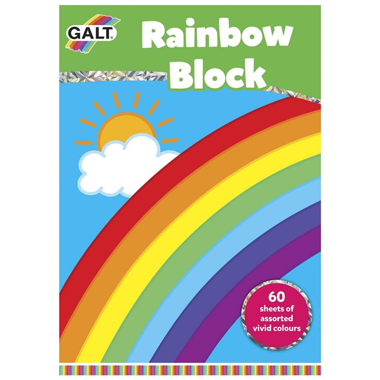 GALT Rainbow Block A4 paper pad 60 sheets