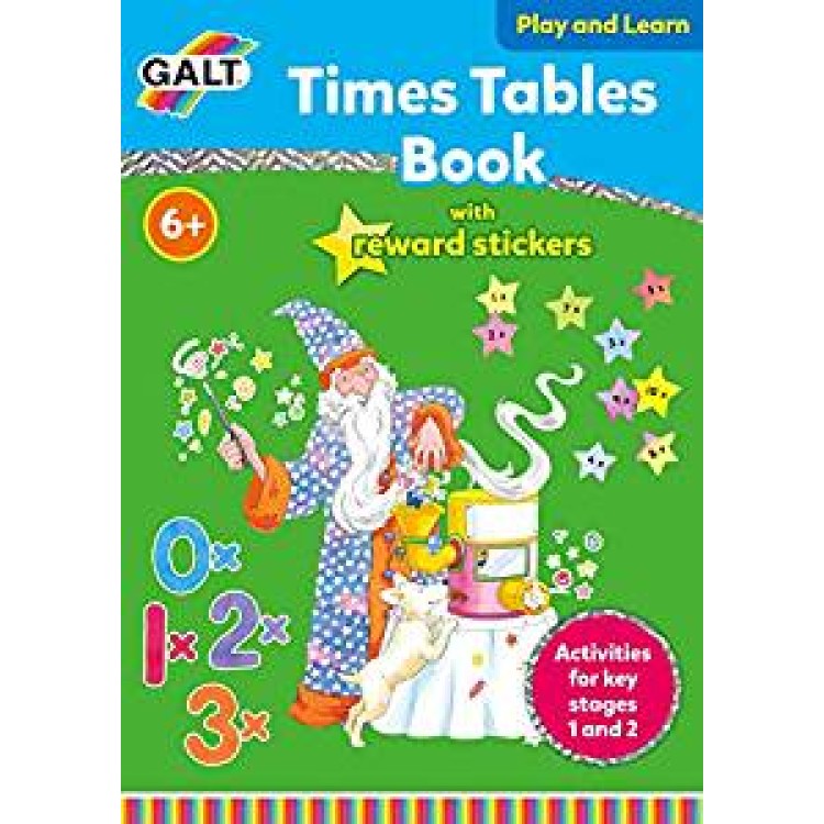 GALT Times Tables Book - With Reward Stickers