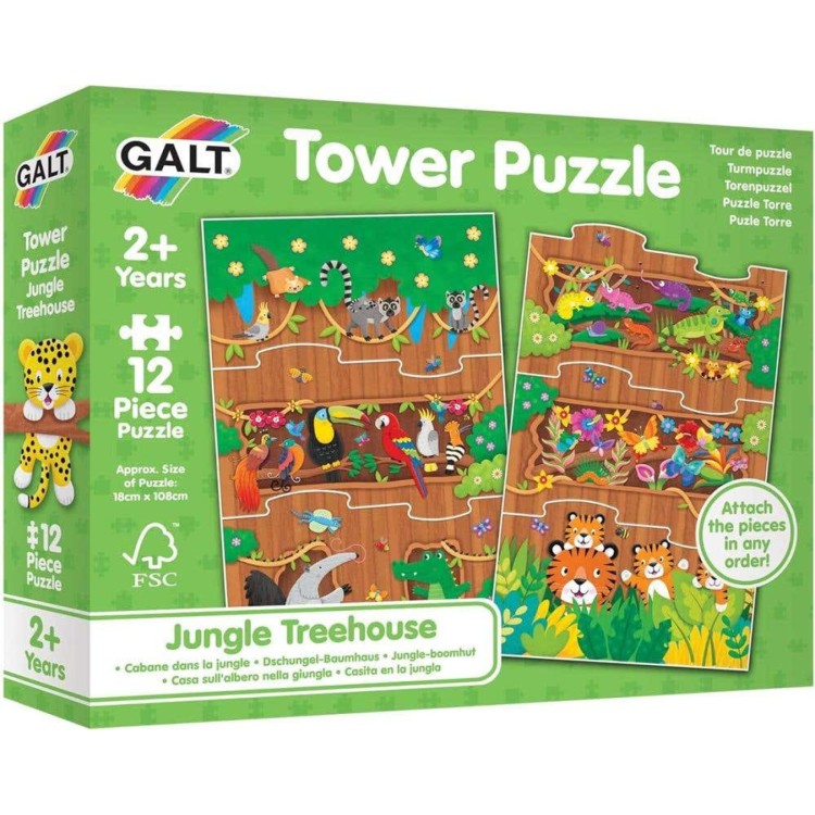 Galt Tower Puzzle Jungle Treehouse 12pcs