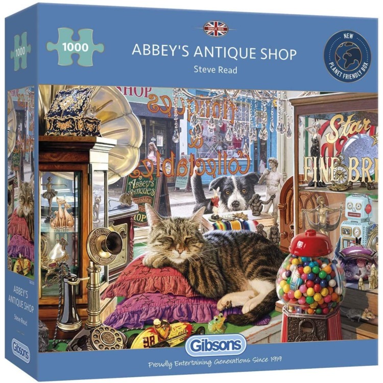 Gibsons Abbey's Antique Shop 1000 piece puzzle G6303