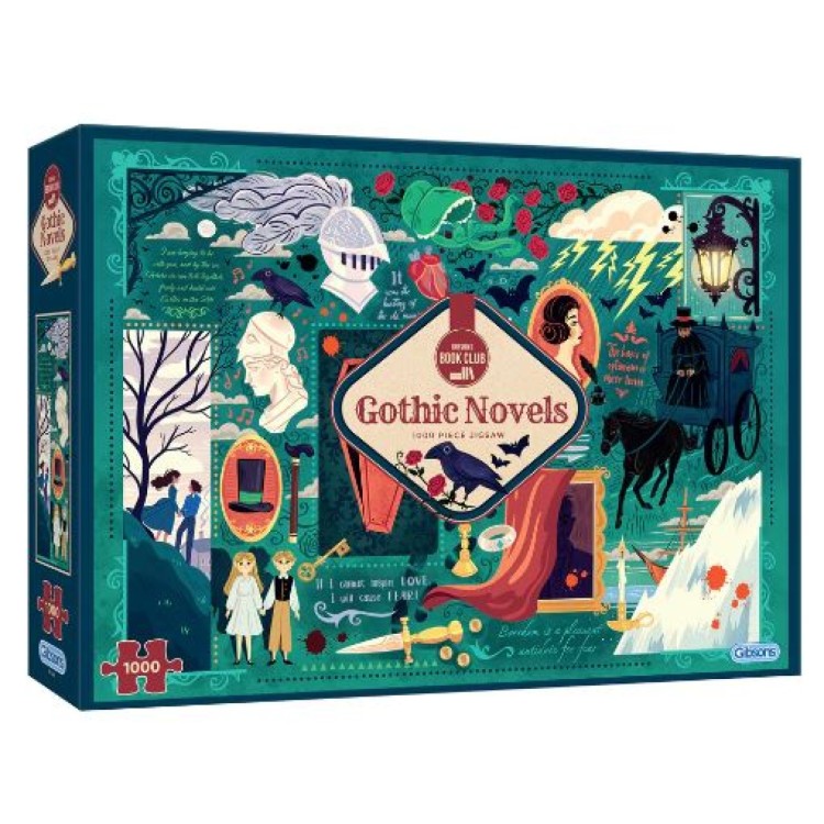 Gibsons Book Club Gothic Novels 1000 Piece Puzzle G7123