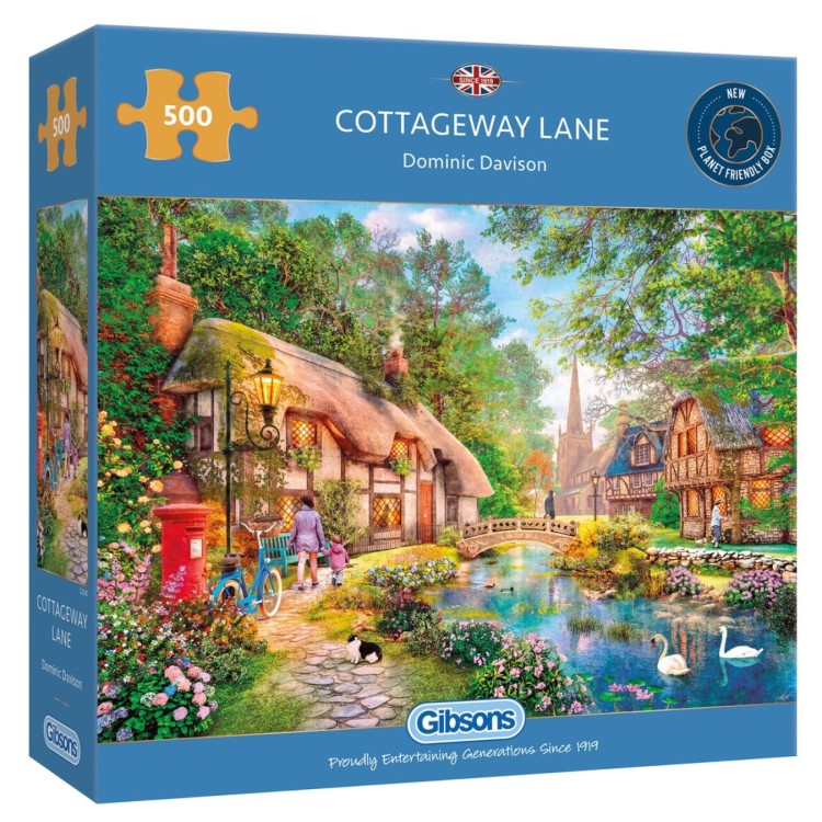 Gibsons Cottageway Lane Puzzle 500 Piece Puzzle G3141