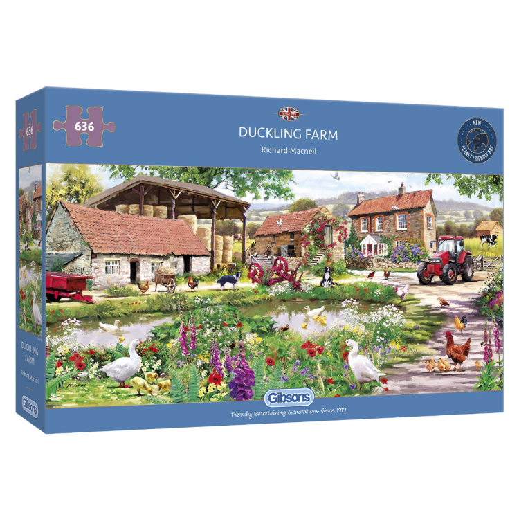 Gibsons Duckling Farm 636 Piece Puzzle G4048