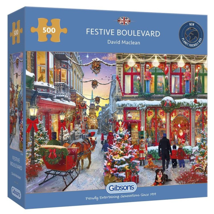 Gibsons Festive Boulevard Puzzle 500pcs G3138