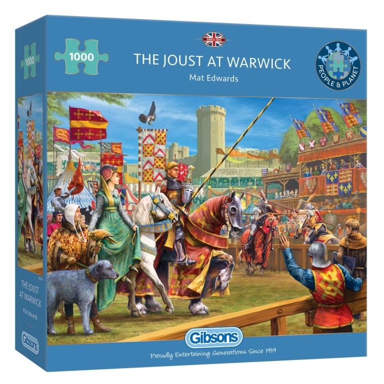 Gibsons The Joust At Warwick 1000piece Puzzle G6369 