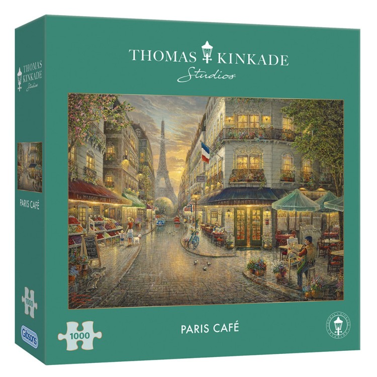 Gibsons Thomas Kinkade Studios Paris Cafe 1000 Piece Puzzle G6379 