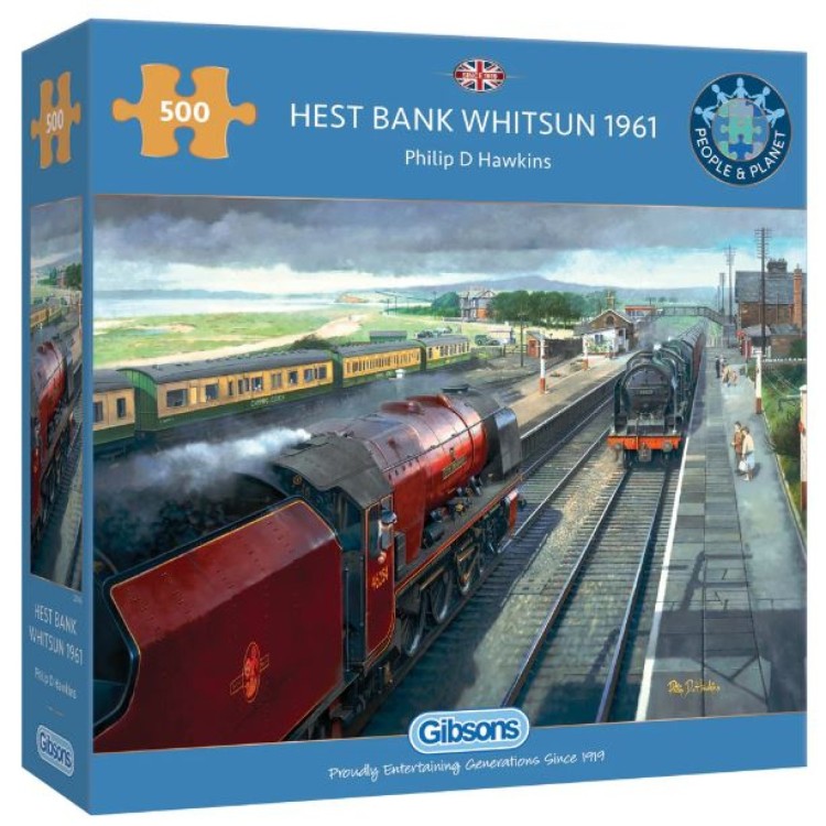 Gibsons Hest Bank Whitsun 1961 500 Piece Puzzle G3145