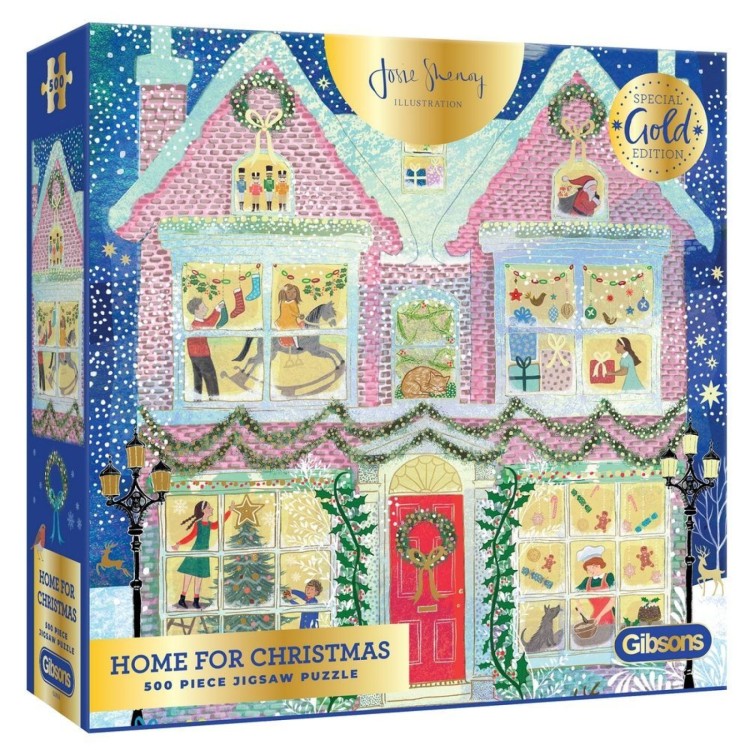 Gibsons Home For Christmas Special Gold Edition 500 Piece Puzzle G3608