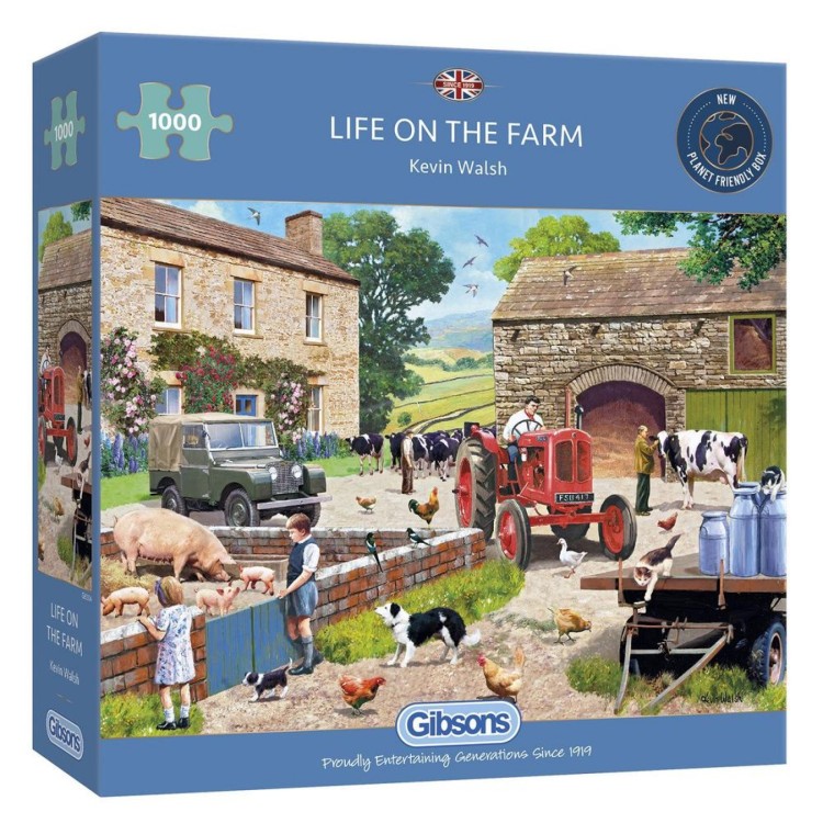 Gibsons Life on the Farm 1000 piece puzzle G6304