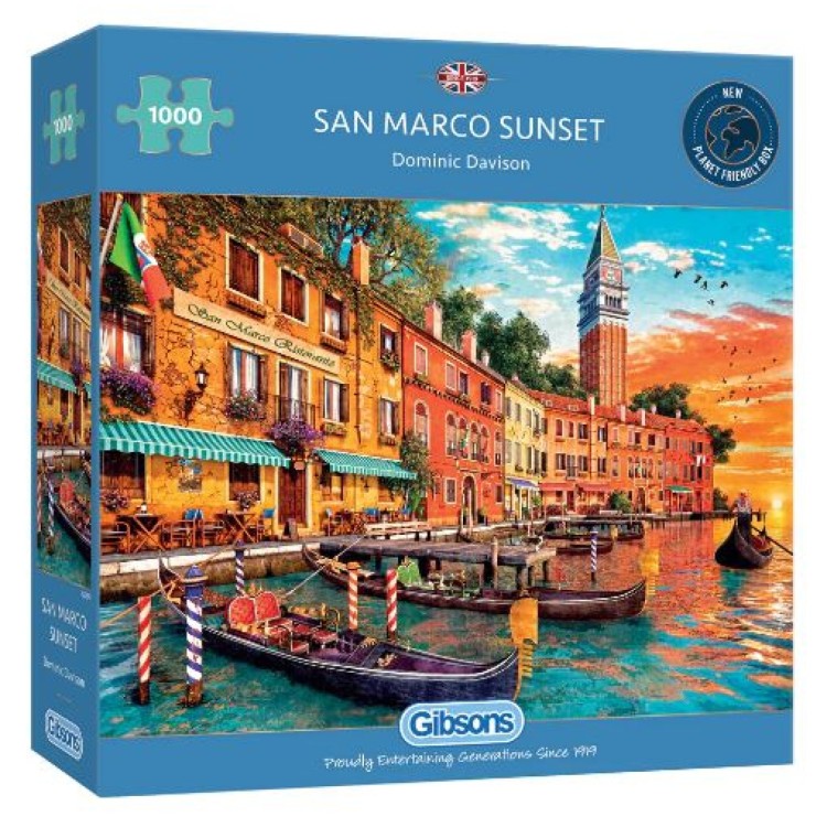Gibsons San Marco Sunset 1000 piece puzzle G6347