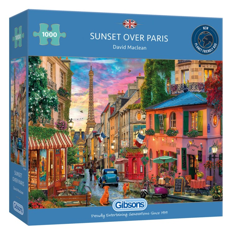 Gibsons Sunset over paris 1000 piece jigsaw g6329 