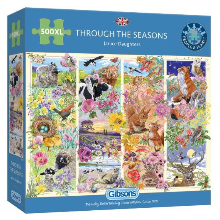 Gibsons Through The Seasons 500XL Piece Puzzle G3557