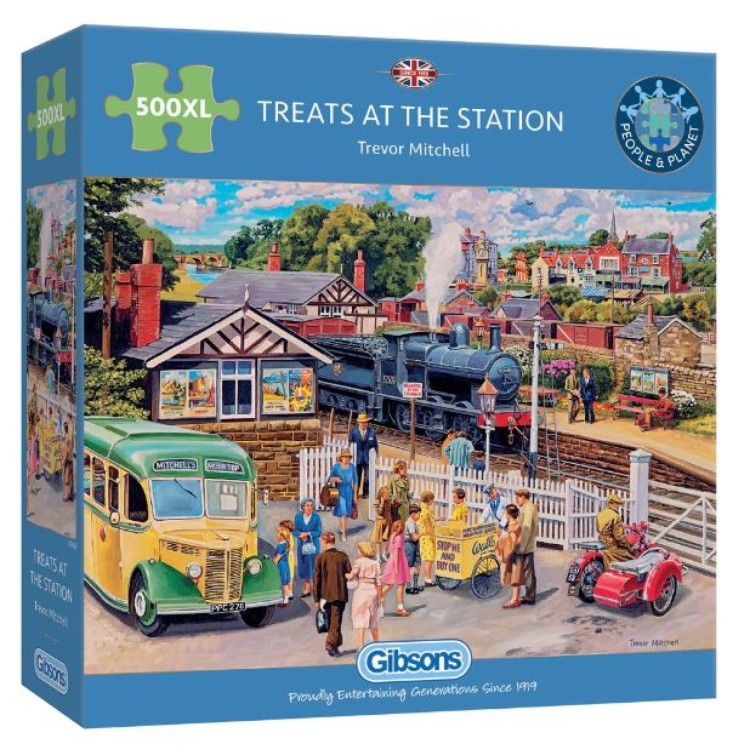 Gibsons Treats At The Station 500XL Piece Puzzle G3556