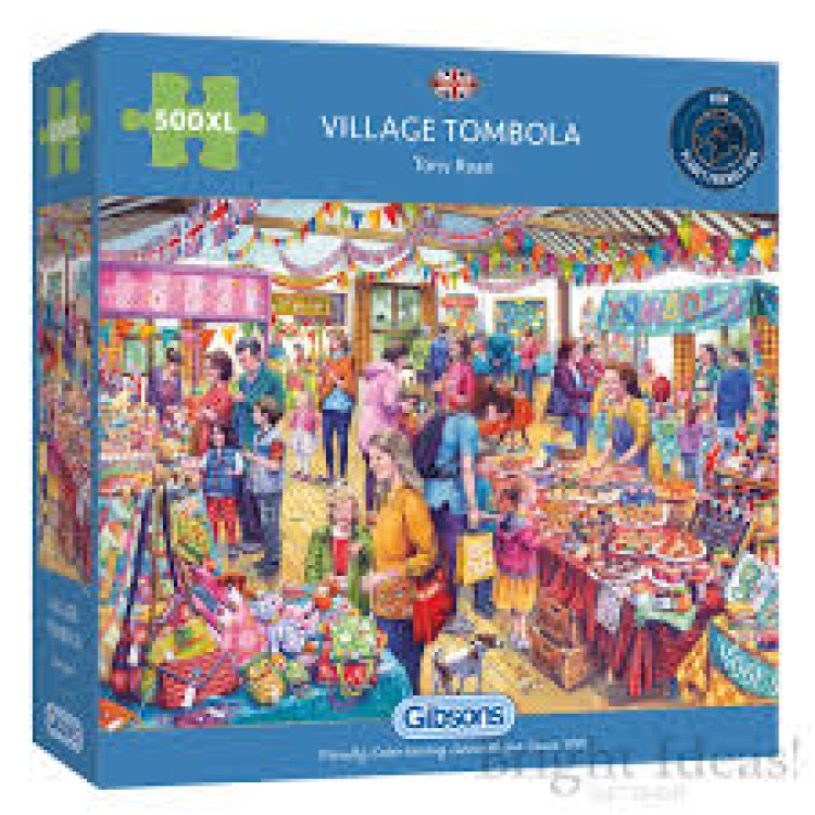 Gibsons Village Tombola 500 piece XL Puzzle G3541