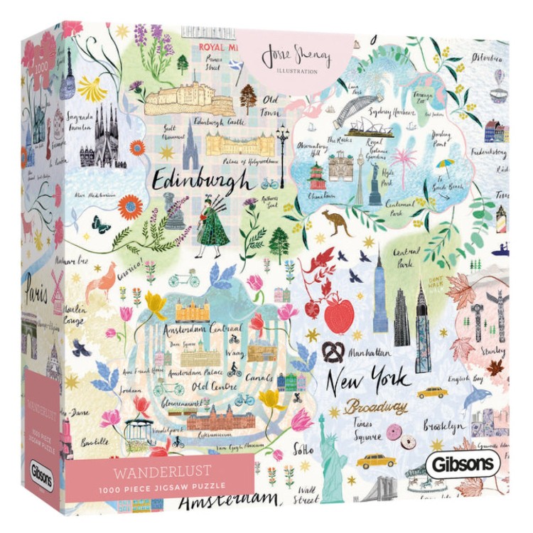 Gibsons Wanderlust 1000 pc Jigsaw Puzzle G6614